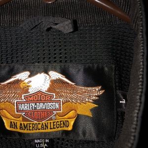 Harley Davidson rain jacket vintage look